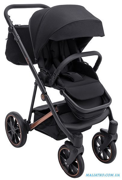 Коляска 2 в 1 Bair Vega Soft VSM-05 black magma черный 1000681062 фото