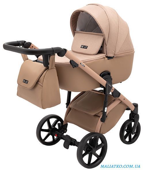 Коляска 2 в 1 Adamex Nola Natura 5 camel 1000681796 фото