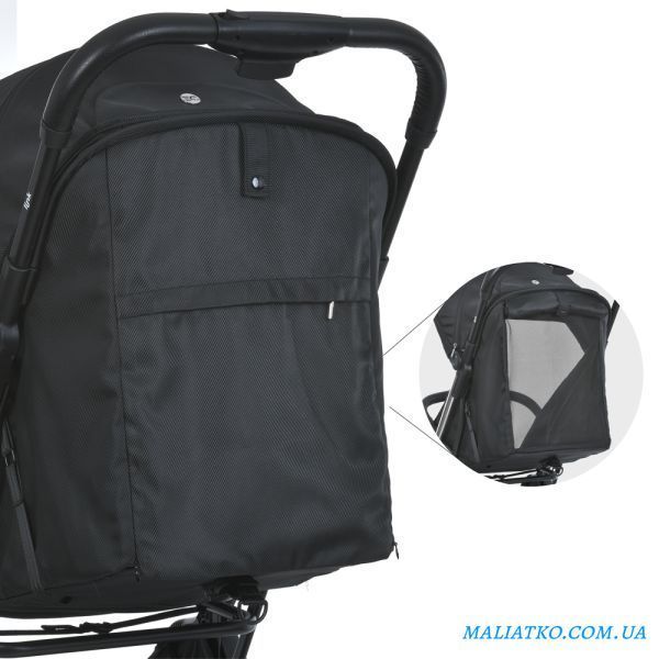 Коляска дитяча ME 1129 LINK Black Striped 292338 фото