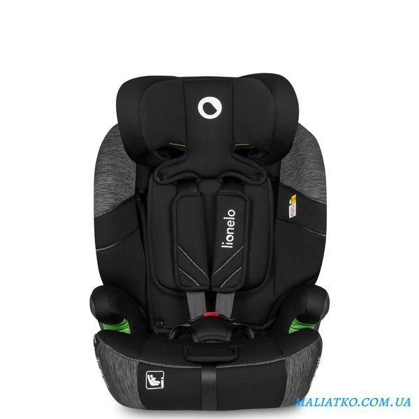 Дитяче автокрісло Lionelo LEVI ONE I-SIZE BLACK GREY 77583315 фото