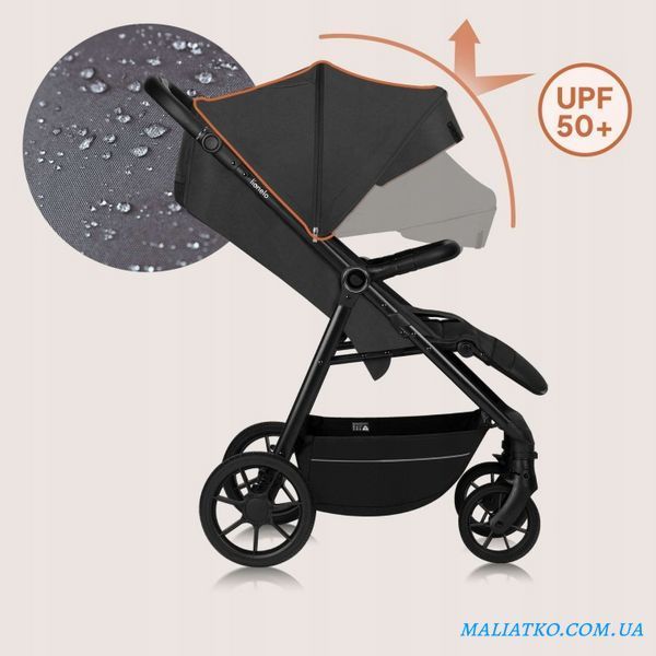 Прогулянкова коляска Lionelo MIRA GREY GRAPHITE 109382527 фото