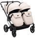 Коляска 2 в 1 для двойни Adamex Leo Duo Eco SA-7 латте 1000681144 фото 7