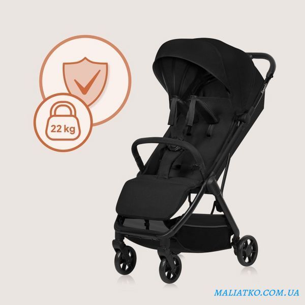 Прогулянкова коляска Lionelo JULIE AIR BLACK ONYX 109383886 фото