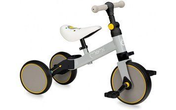 Біговел-велосипед MoMi LORIS 4 в 1 Grey-Yellow 122125873 фото