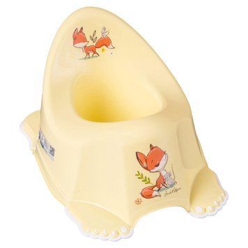 Горщик з антиковзаючим покриттям Tega FOREST FAIRYTALE Anti-slip potty FF-001-109 light yellow (жовтий) 681326 фото