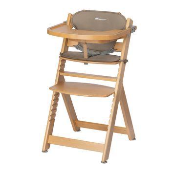Стільчик для годування з вкладишем BEBE CONFORT Timba Natural Wood/Beige 000056993 фото