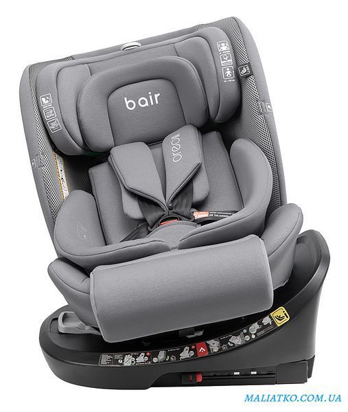 Автокрісло Bair Oreo Pro 360 i-size Iso-fix OP-02 grey 1000682076 фото