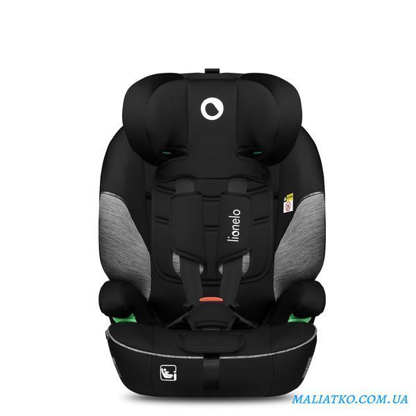 Дитяче автокрісло Lionelo LEVI I-SIZE BLACK GREY 77590980 фото
