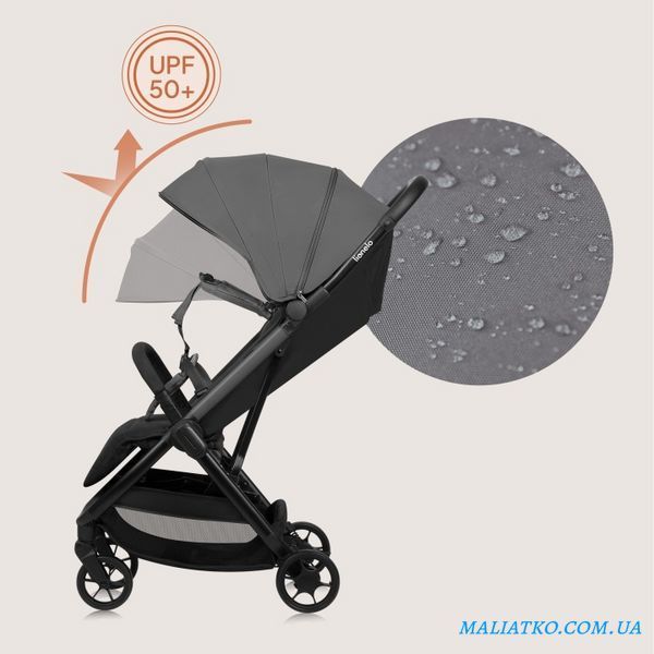 Прогулянкова коляска Lionelo JULIE AIR GREY STONE 109384771 фото
