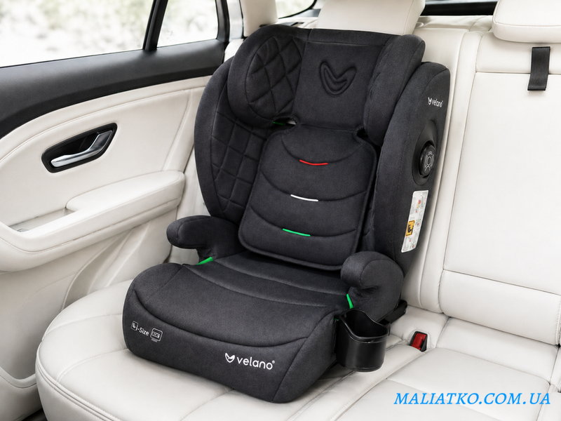 Автокрісло VELANO Forza i-Size 100&ndash;150 см, ISOFIX, grey sf59724 фото
