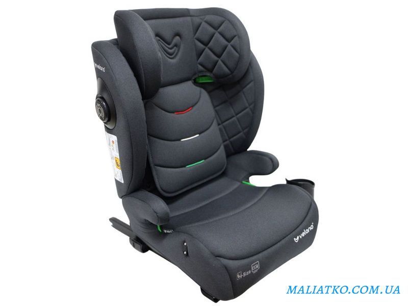 Автокрісло VELANO Forza i-Size 100&ndash;150 см, ISOFIX, grey sf59724 фото