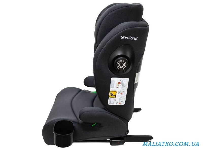 Автокрісло VELANO Forza i-Size 100&ndash;150 см, ISOFIX, grey sf59724 фото