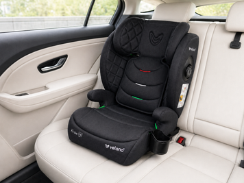 Автокрісло VELANO Forza i-Size 100&ndash;150 см, ISOFIX, black sf59725 фото