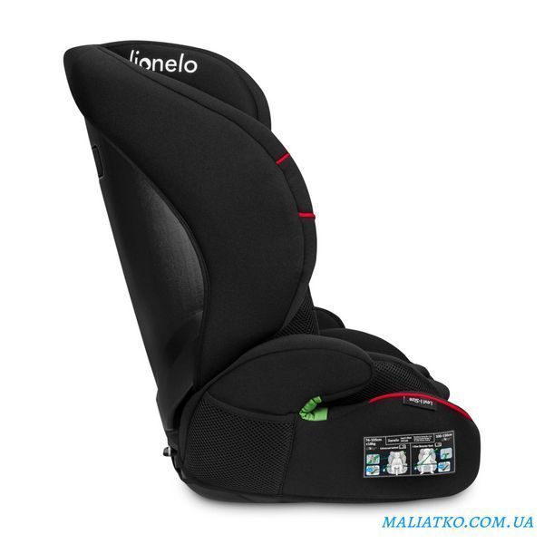 Дитяче автокрісло Lionelo LEVI I-SIZE SPORTY BLACK 77622421 фото