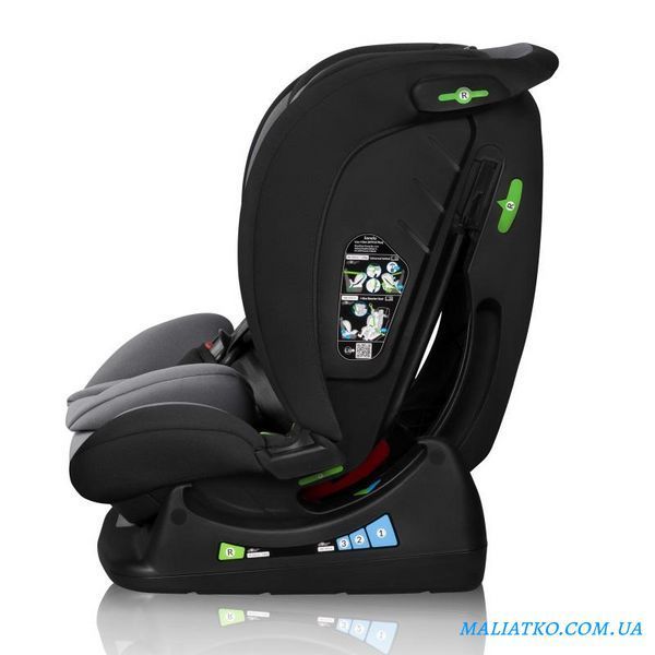 Дитяче автокрісло Lionelo IZZY I-SIZE BLACK GREY 91274513 фото