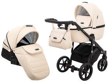 Коляска 2 в 1 Adamex Nola Eco SA-8 бежевий 1000681136 фото