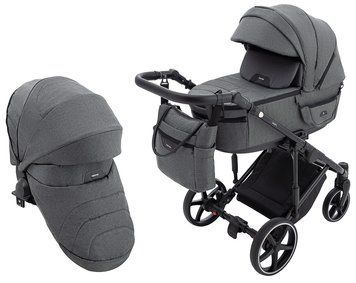 Коляска 2 в 1 Adamex Ziko Tip TK-57 графит 1000680773 фото