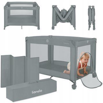 Манеж Lionelo AMELIE GREY CONCRETE 121155227 фото