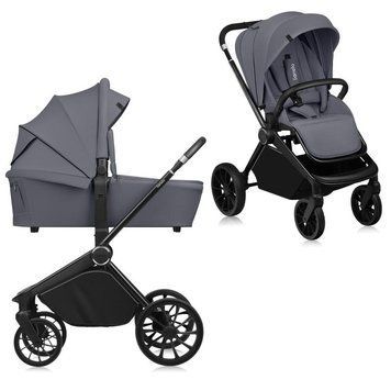 Універсальна коляска 2 в 1 Lionelo MIKA PLUS 2IN1 GREY STONE 90905757 фото