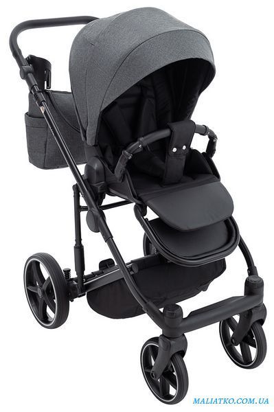 Коляска 2 в 1 Adamex Ziko Tip TK-57 графит 1000680773 фото