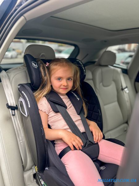 Автокрісло VELANO Vento 360&deg; i-Size 40&ndash;150 см, ISOFIX + опорна нога, grey sf59731 фото