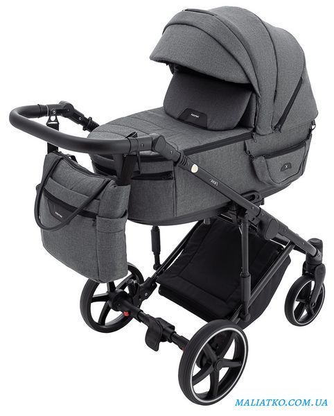 Коляска 2 в 1 Adamex Ziko Tip TK-57 графит 1000680773 фото