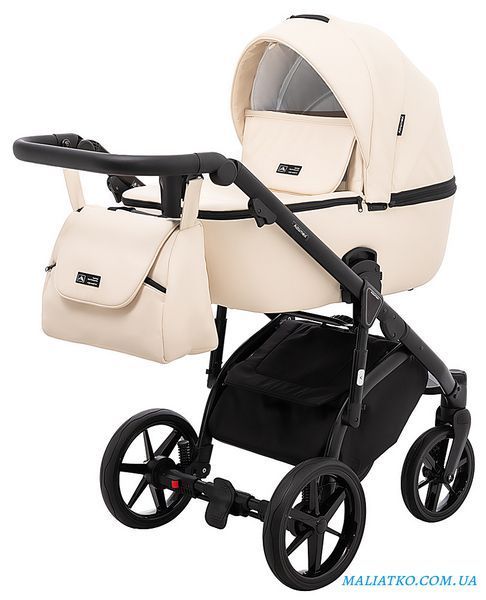 Коляска 2 в 1 Adamex Nola Eco SA-8 бежевий 1000681136 фото