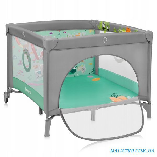 Манеж Lionelo MILLE PLUS GREY GREEN 109082900 фото