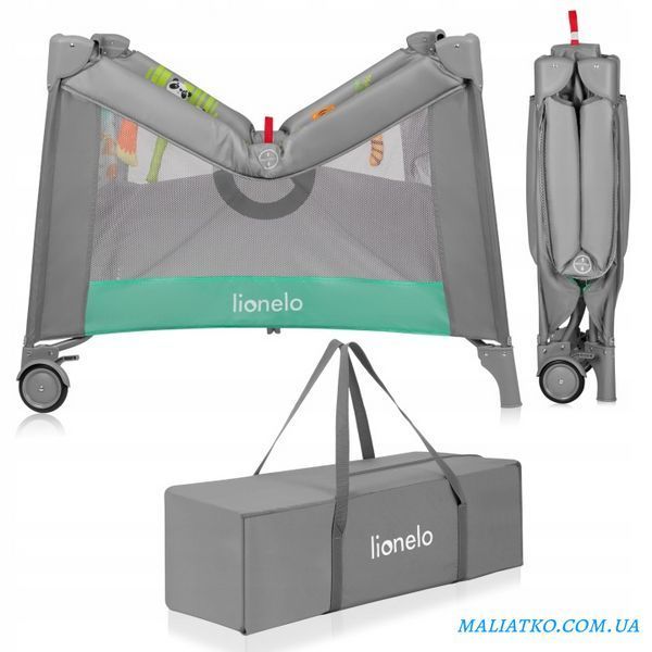 Манеж Lionelo MILLE PLUS GREY GREEN 109082900 фото