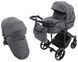 Коляска 2 в 1 Adamex Ziko Tip TK-57 графит 1000680773 фото