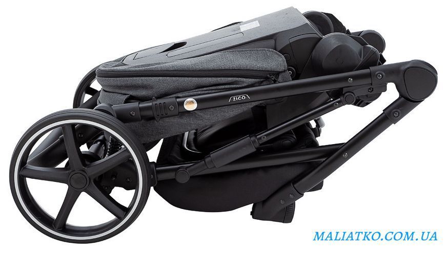 Коляска 2 в 1 Adamex Ziko Tip TK-57 графит 1000680773 фото