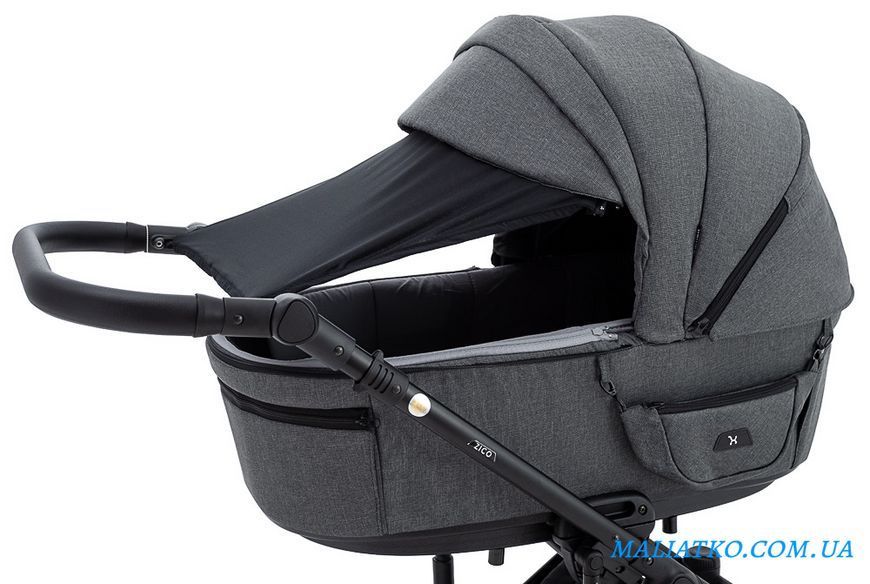 Коляска 2 в 1 Adamex Ziko Tip TK-57 графит 1000680773 фото
