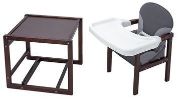 Стульчик-трансформер Babyroom Пони-220 тонированный графит / серый 1000626011 фото