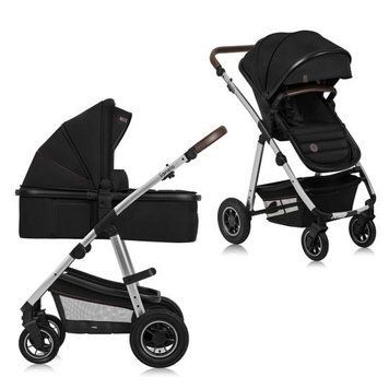 Універсальна коляска 2 в 1 Lionelo AMBER BLACK SILVER 88659449 фото