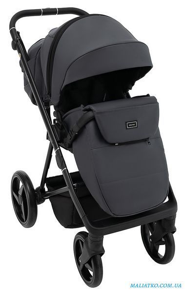 Коляска 2 в 1 Adamex Blanc Eco SA-5 графит 1000680709 фото