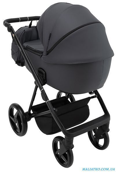 Коляска 2 в 1 Adamex Blanc Eco SA-5 графит 1000680709 фото