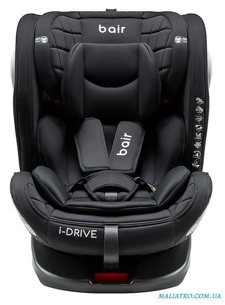 Автокрісло Bair i-Drive 360 Iso-fix TB-01 total black 1000681548 фото