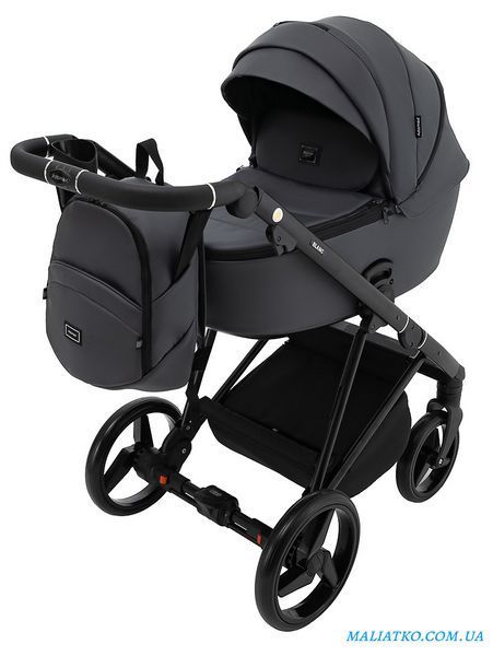 Коляска 2 в 1 Adamex Blanc Eco SA-5 графит 1000680709 фото