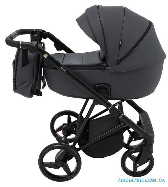 Коляска 2 в 1 Adamex Blanc Eco SA-5 графит 1000680709 фото