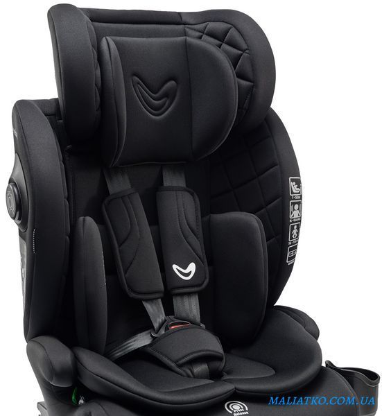 Автокрісло VELANO Flexo i-Size 76&ndash;150 см, ISOFIX + Top Tether/ремінь, black sf59726 фото