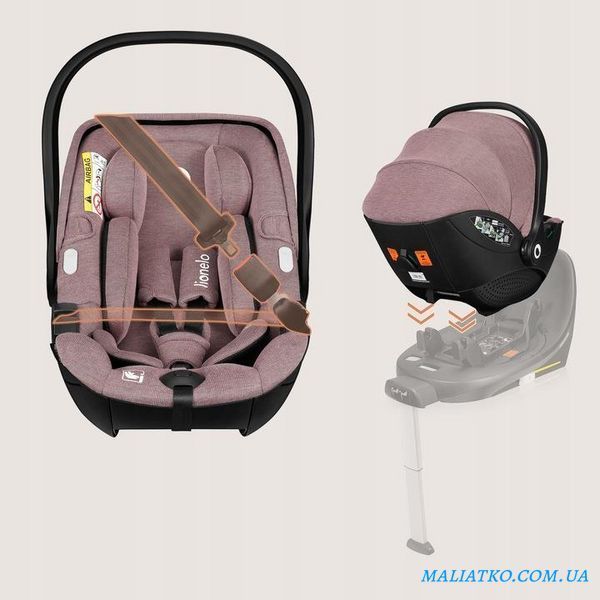Дитяче автокрісло Lionelo MOXIE I-SIZE PINK MAUVE 113868462 фото