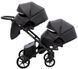 Коляска 2 в 1 для двойни Bair Kiwi DUO ECO BKD-15 черный 1000681044 фото 3
