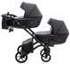 Коляска 2 в 1 для двойни Bair Kiwi DUO ECO BKD-15 черный 1000681044 фото 8