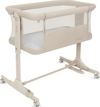 Ліжечко приставне Lionelo PARI BEIGE CREAM 129792846 фото