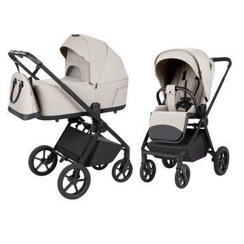 Коляска універсальна CARRELLO Ultra CRL-6556 2в1 Milk Grey /1/ 113345 фото