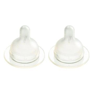Силіконова соска до пляшечки для годування Difrax S-bottle Wide велика (2шт) 000040708 фото