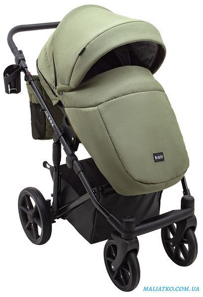 Коляска 2 в 1 Bair Ultra Soft U-816 оливковый 1000680620 фото