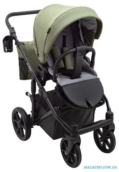 Коляска 2 в 1 Bair Ultra Soft U-816 оливковый 1000680620 фото