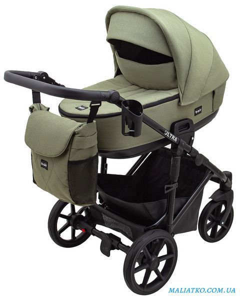 Коляска 2 в 1 Bair Ultra Soft U-816 оливковый 1000680620 фото
