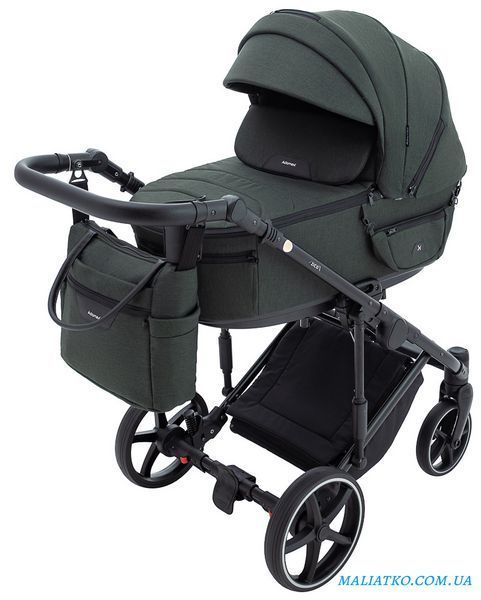 Коляска 2 в 1 Adamex Ziko Lux TK-50 тёмно-зелёный 1000680774 фото